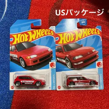 핫휠 혼다 시빅 미니카 2대 세트