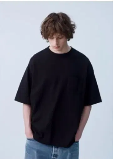 RHC 론 헤르만 와이드 핏 포켓 티셔츠 블랙 L