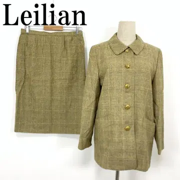 LA5702 레리안 체크 스커트 셋업 베이지 11