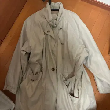 FLEET STREET 라이트 베이지 롱 코트