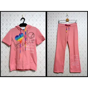 킷슨 kitson 파티피플 핑크 저지 상하의