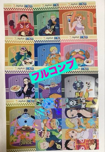 원피스 조이풀 콜라보 클리어 파일 컴프 12장 시크릿 포함