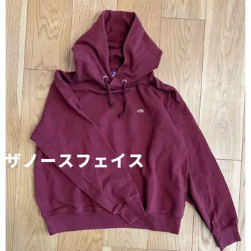 THE NORTH FACE 버건디 후드티