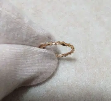 아가트 agete 핑크 골드 k10 핑키링 1호