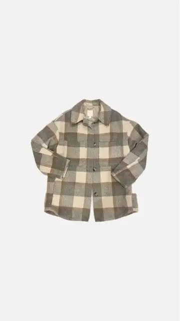 H&M 체크 무늬 아우터