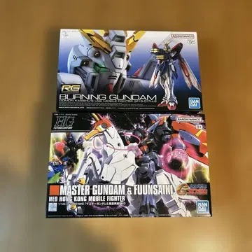 [ 2세트 ] RG 갓건담 & HG 마스터건담