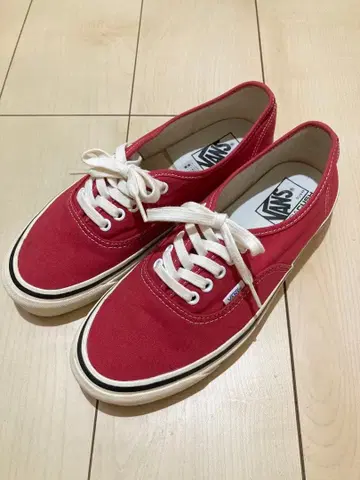 vans authentic 44dx 아나하임 초기 red 빨간색 27cm