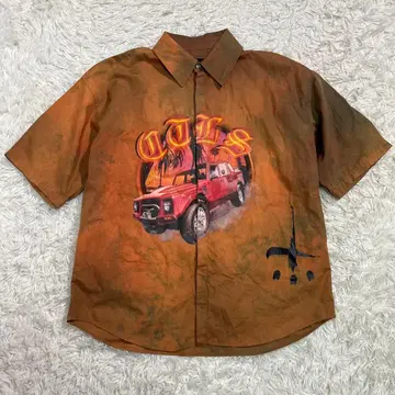 [ 새상품급 ] CTLS 카탈리스트 반팔 셔츠 오렌지 계열 자동차