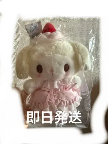 산리오 마이멜로디 딸기 휘핑 케이크 숏케이크 마스코트 백참