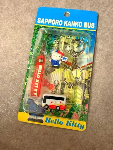 HELLO KITTY 홋카이도 삿포로 관광 버스 기념 스트랩