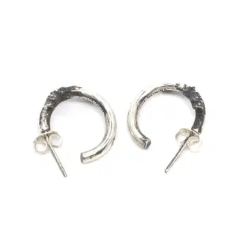 [ VAINON ] 디스트로이드 하프 후프 피어스 (양쪽 귀용)