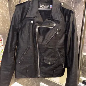 Schott 더블 라이더 자켓 면 폴리에스테르