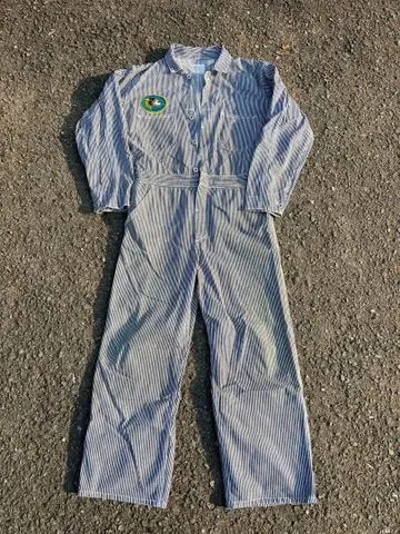 [90s] 스트라이프 오버롤 INDIAN Mickey