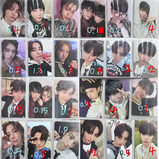 보넥도 포카 포토카드 성호 리우 명재현 태산 이한 운학 특전 위버스 명카