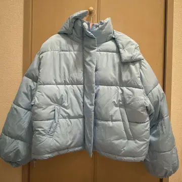 다운 자켓 스카이블루 익명 배송