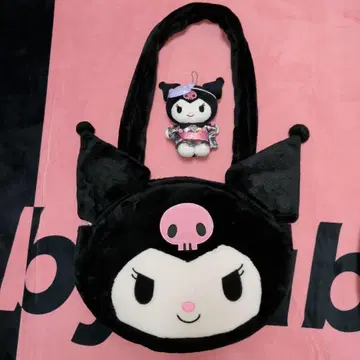 쿠로미 토트백 마스코트 키링 2세트