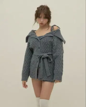 Pam cable knit set up andmary 앤드마리