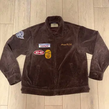 AVIREX 50주년 기념 코듀로이 자켓 플라이트 자켓 브라운