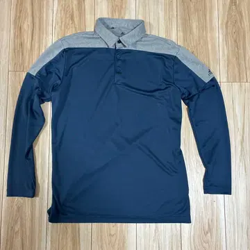 아디다스 골프 긴팔 셔츠 PRIMEGREEN 네이비 XL 사이즈