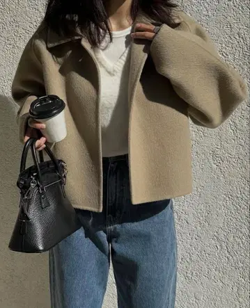 na.e(박스핏 숏코트 울 100%)