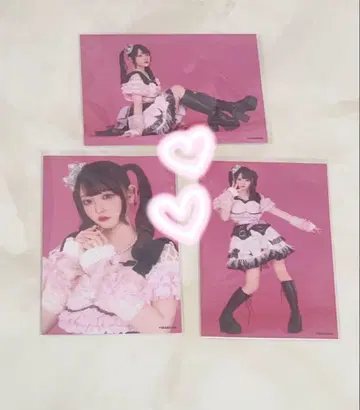 치바 유나 2023 생일 축하 브로마이드 3장 세트