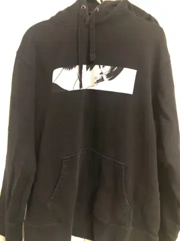 데드 데드 데몬즈 데데데데데스트랙션 프린트 블랙 후드 부착 후드티