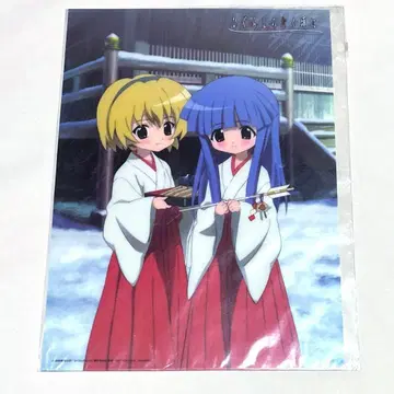 쓰르라미 울 적에 클리어 포스터 호죠 사토코 후루데 리카