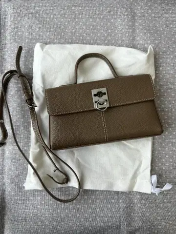 스탠스 지갑 2way 핸드백 브라운