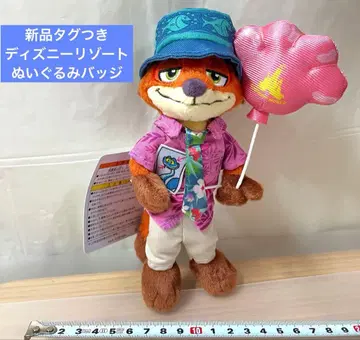 닉 주토피아 디즈니 리조트 인형 배지