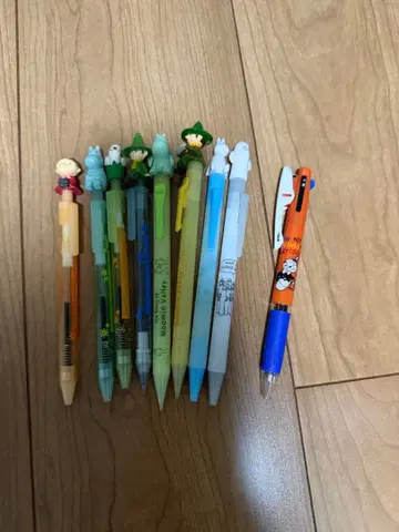 무민밸리파크 한정판 노리카리 볼펜 앵그리무민&리틀미이