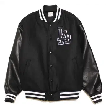 Dodgers 바시티 자켓 블랙 fanatics
