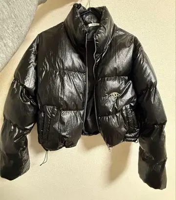 BLONDEY 2way 메탈릭 퍼 숏 자켓