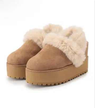 ESPERANZA 통굽 2WAY 페이크 무스탕 사보