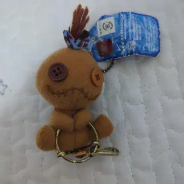 디즈니 스티치 일광화상 스크램프 마스코트 키체인 레어