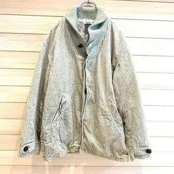 HYBRID 베이지 코듀로이 점퍼 남성용 L 면 100%