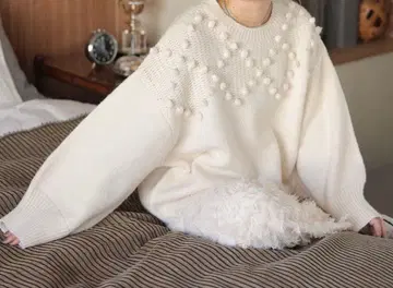 Studio CLIP 스튜디오 클립 폼폼 니트 풀오버