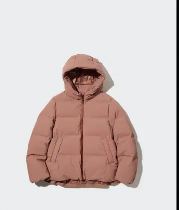 UNIQLO 심리스 다운 여성용 핑크