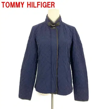 A5446 타미힐피거 퀼팅 자켓 면 안감 있음 네이비 M