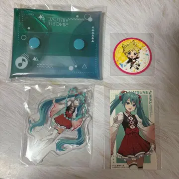 프로세카 스시로 콜라보 멀티 파우치 스티커 피크 [ 하츠네 미쿠 ]