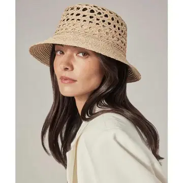 택 포함 새상품 헬렌 카민스키 버킷 라피아 햇