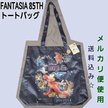 디즈니 판타지아 참 포함 85주년 토트백 미키마우스