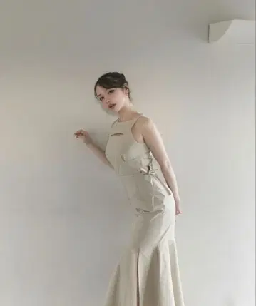 [택 포함 새상품] 메이리 리본 본드 원피스 andmary 원피스