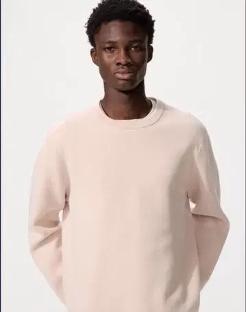 워셔블 밀라노 리브 크루넥 스웨터