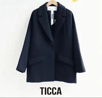 [ TICCA ] 재킷 코트 네이비