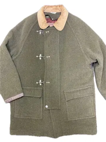 LEWEL 울 파이어맨 자켓 올리브 M 이탈리아제 빈티지