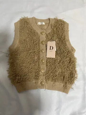 Darich 프린지 슬리브리스 니트