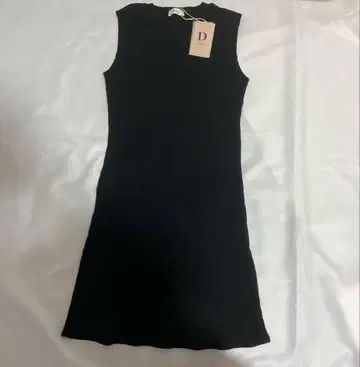 Darich 블랙 슬리브리스 원피스