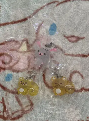 토끼 모피 메지루시 액세서리 모피 수 리