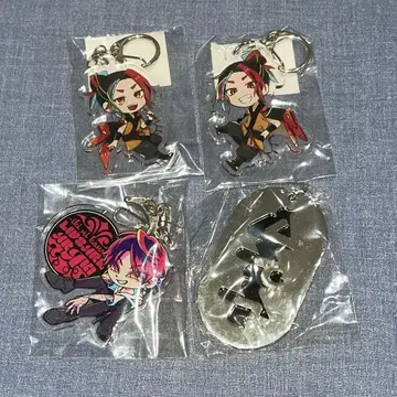 아라키 아크릴 키링 메탈 키링