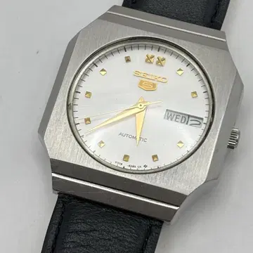 SEIKO 자동 와인딩 6309-6260 화이트 다이얼 새상품급